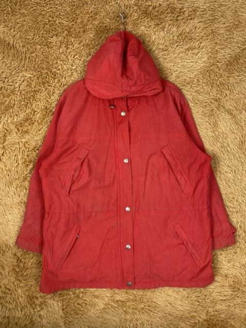Other Designers Vintage Eddie Bauer Red Hoodie Fleece Lining Parkas J2110