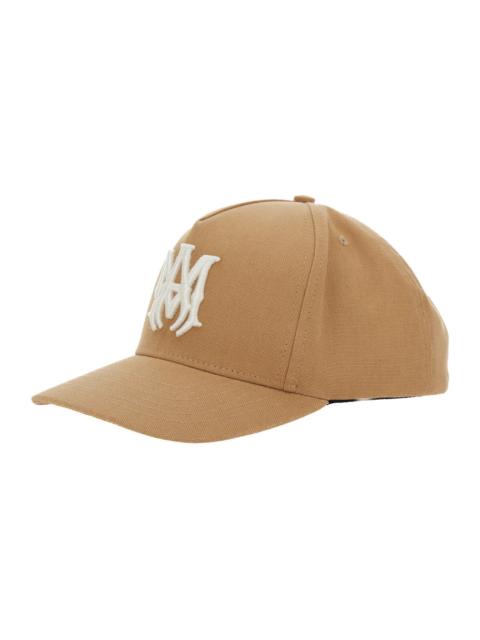 AMIRI Amiri Men 'Ma' Beige Baseball Cap With Logo Embroidery On The Front In Cotton Man