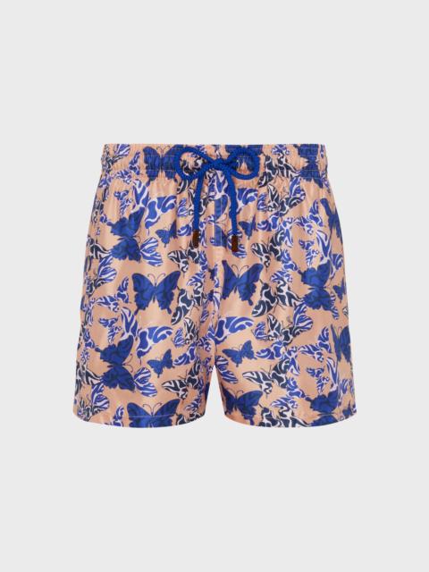 Vilebrequin WOMEN SILK BERMUDA SHORTS DISCO BUTTERFLLY