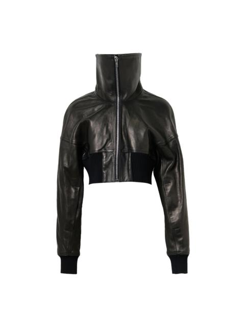 Rick Owens Dracucollar Cropped Beg Nappa