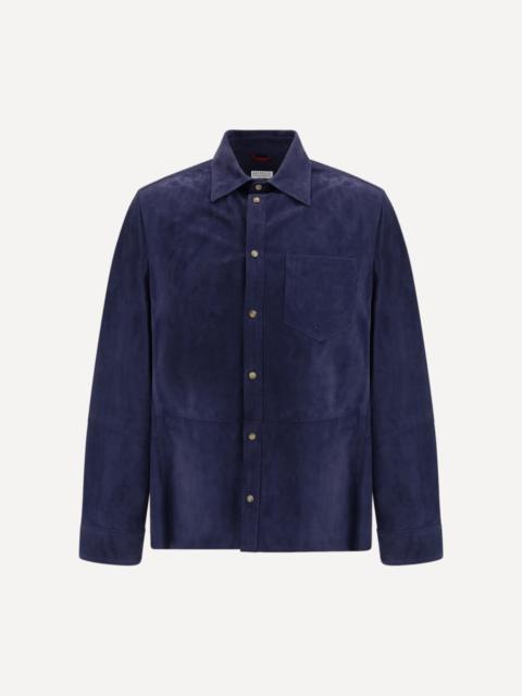 Brunello Cucinelli Suede Shirt
