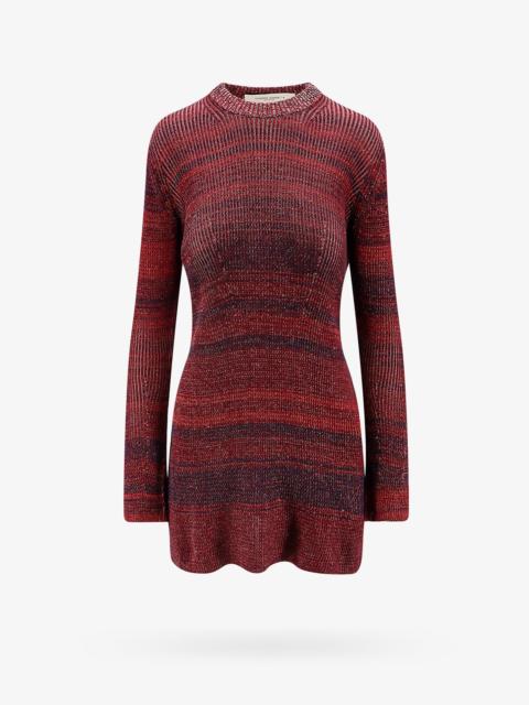 Golden Goose Golden Goose Deluxe Brand Knitted Multicolor Mini Dress With Stars Detail