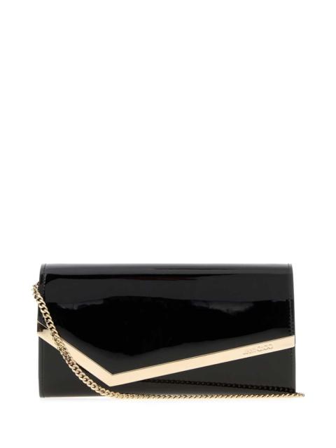JIMMY CHOO Jimmy Choo Women Black Leather Emmie Clutch