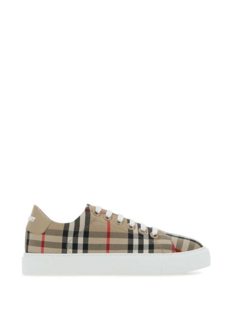Burberry Burberry Women Embroidered Canvas Sneakers