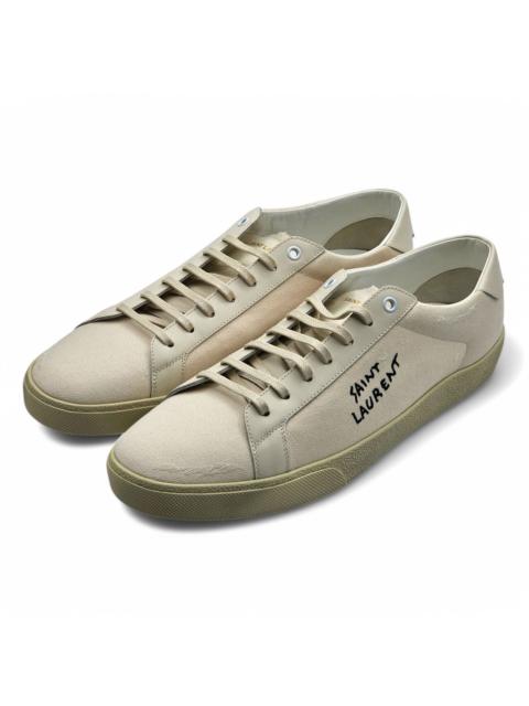 SAINT LAURENT Court Classic SL/06 Leather Sneakers Cream EU 45 US 12 $780