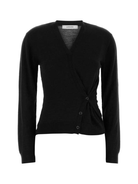 Lemaire Lemaire Women Black Wool And Acrylic Sweater
