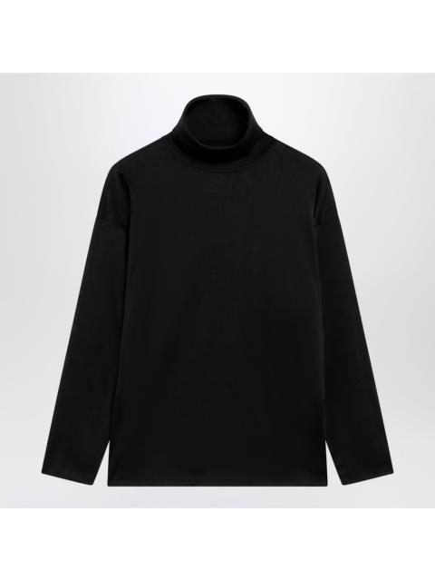 GUCCI Gucci Black Silk Turtleneck Sweater Women