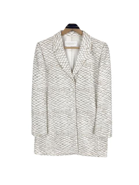 Other Designers Italian Designers - Genny Made In Italy Fish Scales Blazer