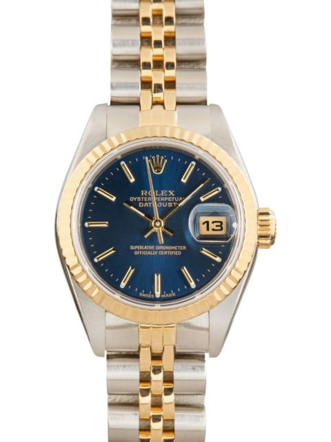 ROLEX Rolex Datejust Two Tone 69173 Blue Dial