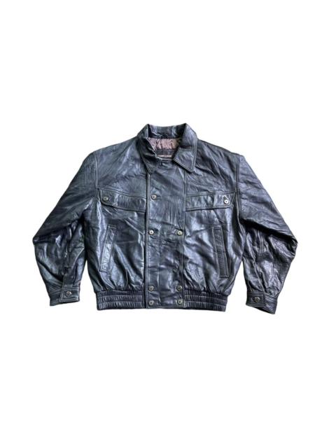 Other Designers Issey Miyake - Japanese Vintage D’Homme A Homme Leather Jacket