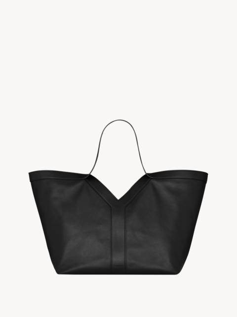 SAINT LAURENT Y TOTE IN LEATHER