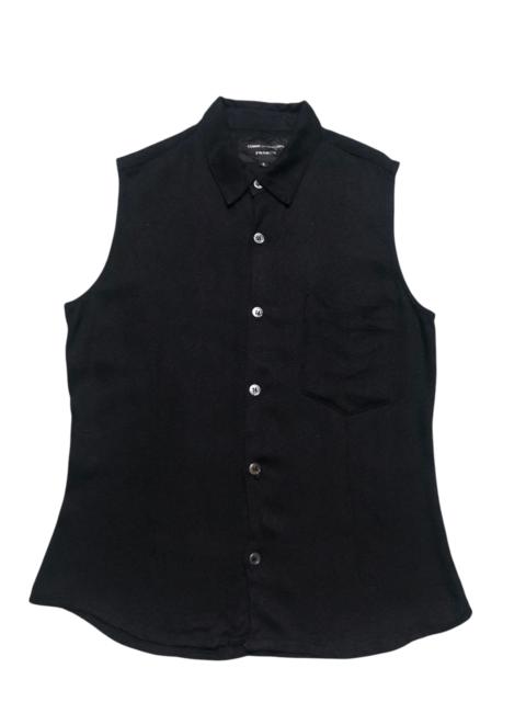 Comme Des Garcons France Shirt Sleeveless Button Up