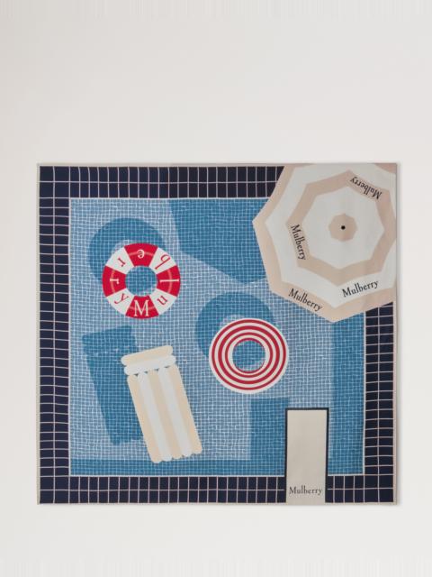 Mulberry Summer Pool Square
Brighton Blue & Night Sky Silk Twill