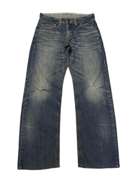 Other Designers Vintage Baggy Edwin XU Distressed Denim Jeans