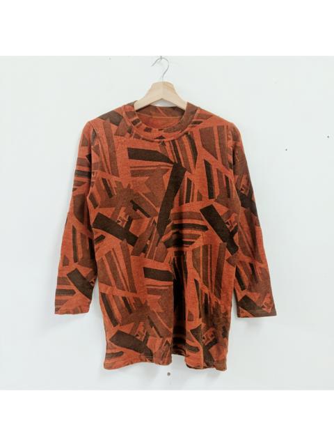 Other Designers Coloured Cable Knit Sweater - Vintage Unbranded Knitwear Sweater Jumper