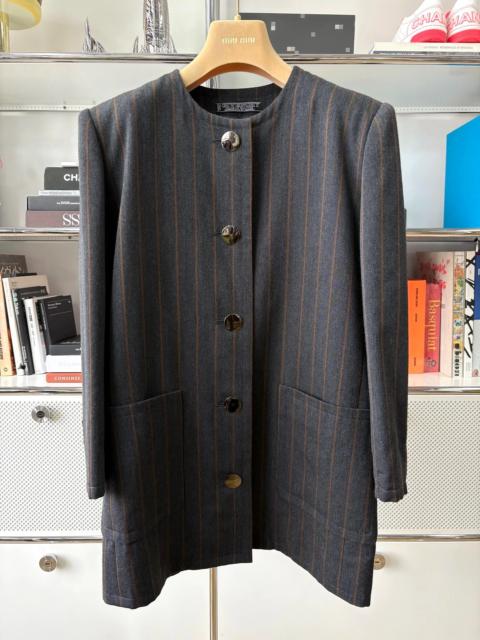 Givenchy Givenchy vintage gray pinstripe blazer