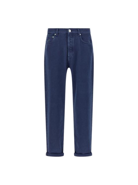 Brunello Cucinelli Brunello Cucinelli Blue Denim - Regular & Straight-Leg Jeans Men