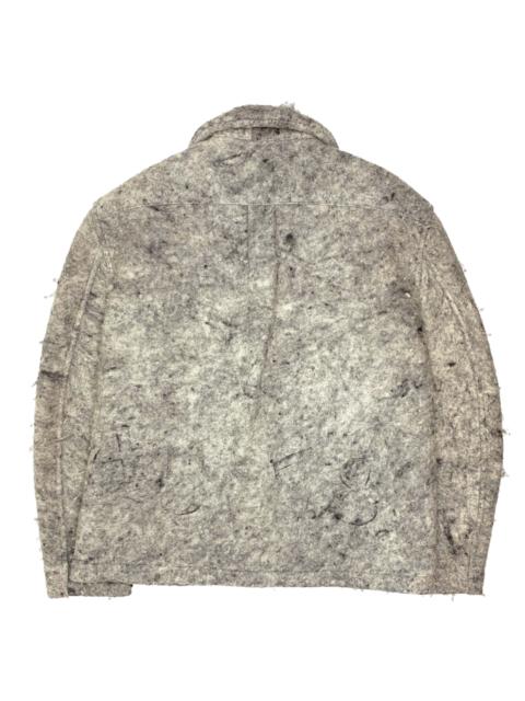 Comme Des Garçons AW95 Numbered Oversized Pressed Wool Felt Jacket