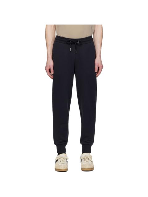 Moncler Navy Tricolor-Trimmed Cotton Sweatpants