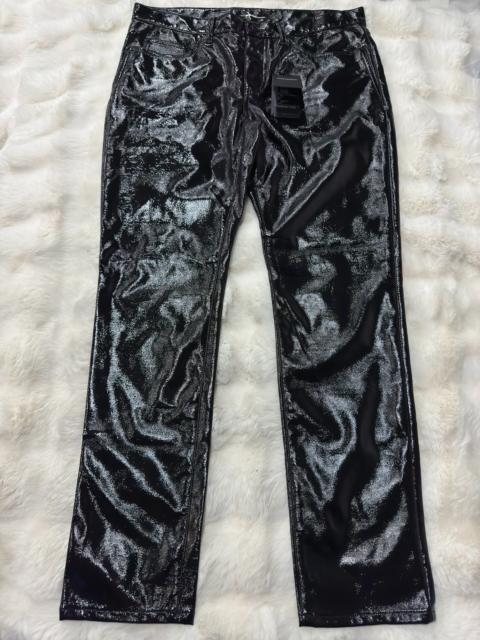 SAINT LAURENT Saint Laurent (YSL) patent-finish jeans