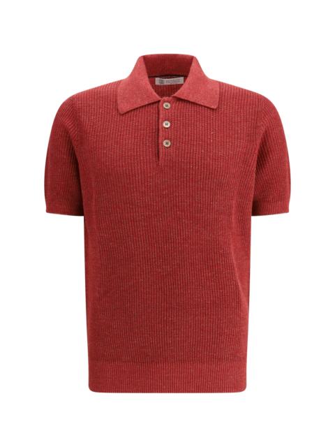 Brunello Cucinelli Brunello Cucinelli Men Cotton Polo Sweater