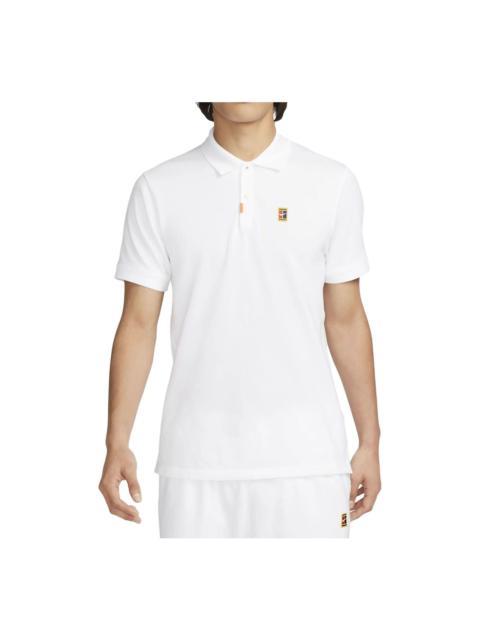 Nike Polo Dry-Fit Heritage Slim T-shirt 'White' DA4380-101