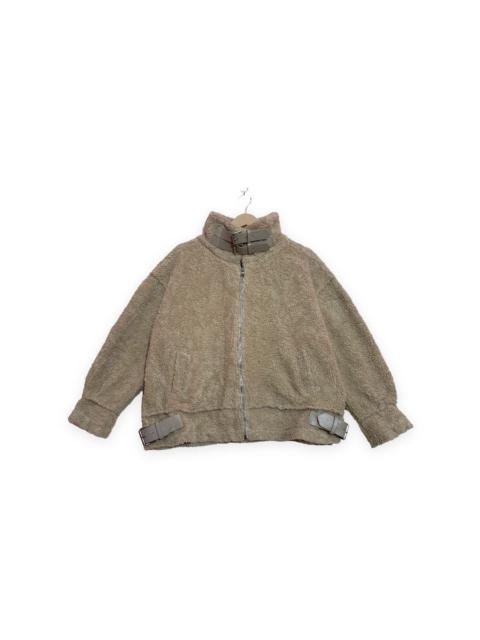 Other Designers Japanese Brand - Jacket UnBrands Fleece Sherpa Full Zipper