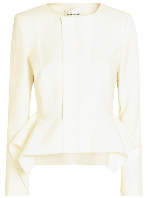 ROLAND MOURET Roland Mouret Peplum Crepe Jacket
