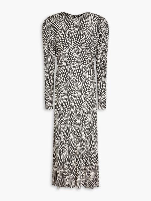 Isabel Marant Polka-dot jersey maxi dress