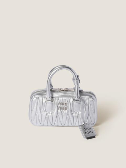Miu Miu Arcadie matelassé nappa leather mini-bag