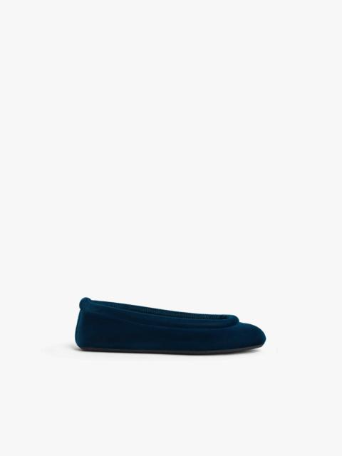 Alaïa BALLET FLATS IN VELVET