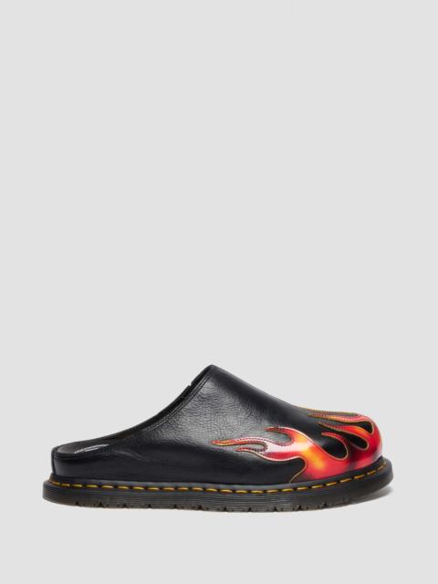 Dr. Martens San Flame Leather Mules
