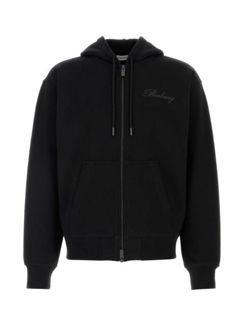 Burberry Burberry Men Black Stretch Cotton Sweatshirt