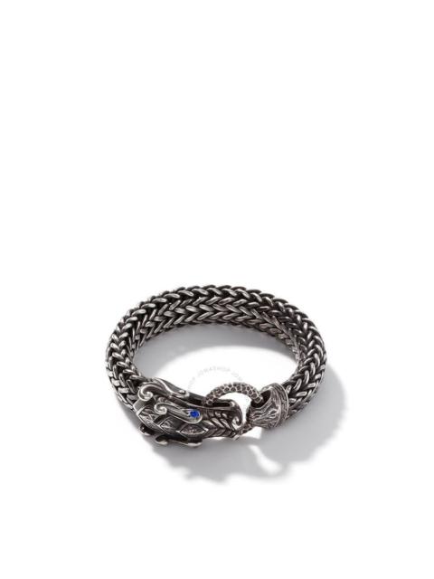 Other Designers John Hardy Legends Naga Hammered and Reticulated Silver Bracelet-L