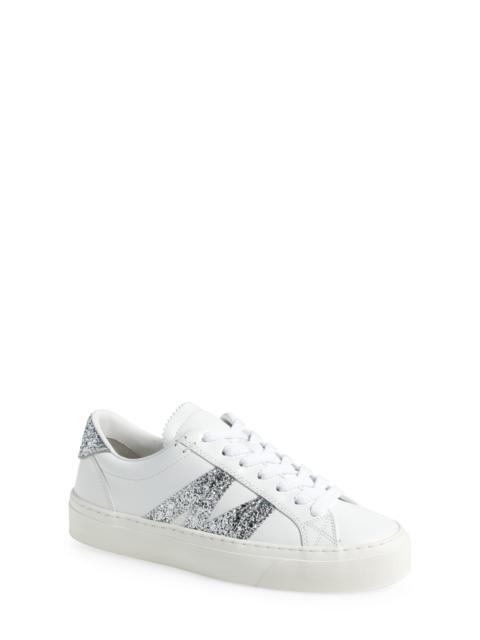 Moncler Moncler Monaco 2 Low Top Sneaker in White/Silver at Nordstrom