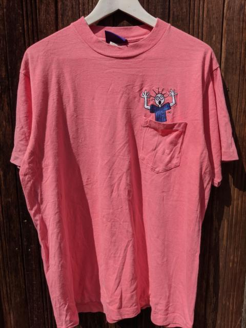 Vintage 90s Levis pocket tee K.freedman embroidery logo