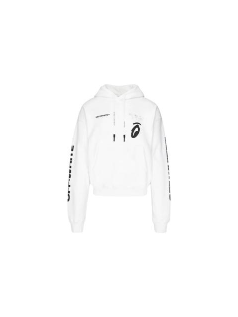 Off-White Off-White Split Arrows Hooded Fleece Men White OMBB037E19D250100110