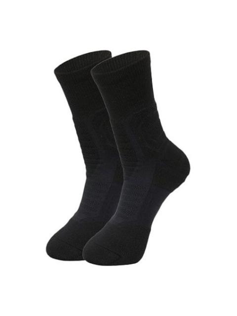 Jordan Air Jordan Ultimate Flight 2.0 Flying Man Logo Basketball Training Mid Tops Socks Black SX5855-011