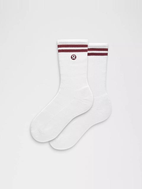 lululemon Unisex Daily Essential Crew Socks *Stripe