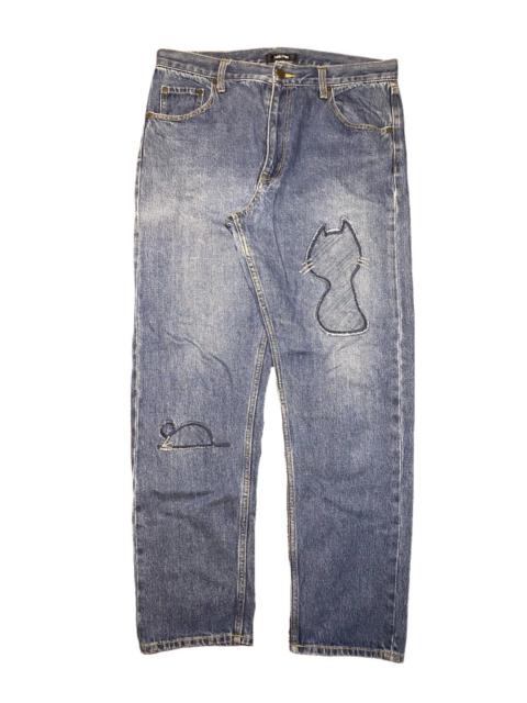 Other Designers Ne-Net - Cat & Mouse embroidery jeans