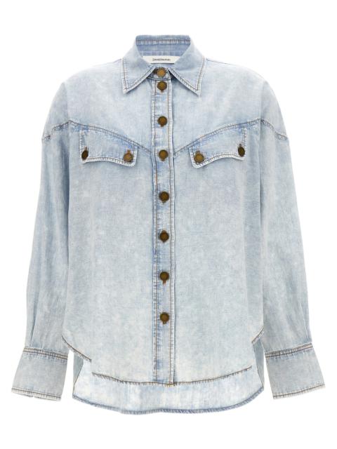 Zimmermann Women Denim Shirt