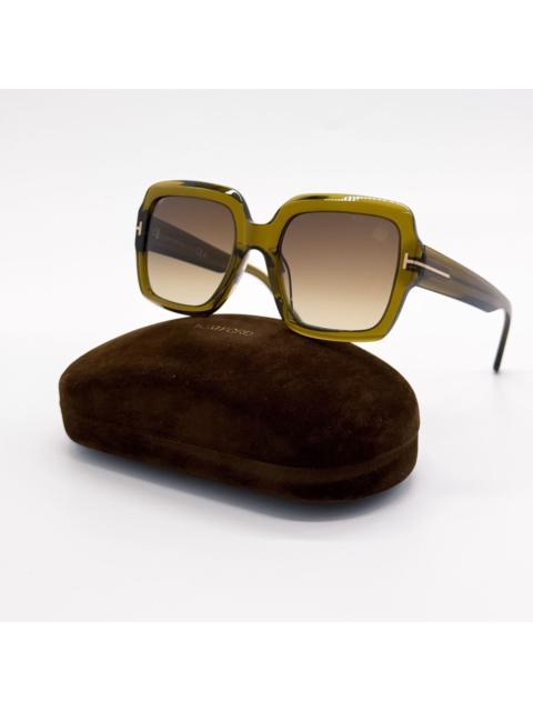 TOM FORD NEW TOM FORD KAYA SUNGLASSES TF1082 51F WOMEN FT1082/S
