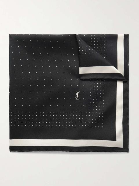 Printed Silk-Twill Scarf