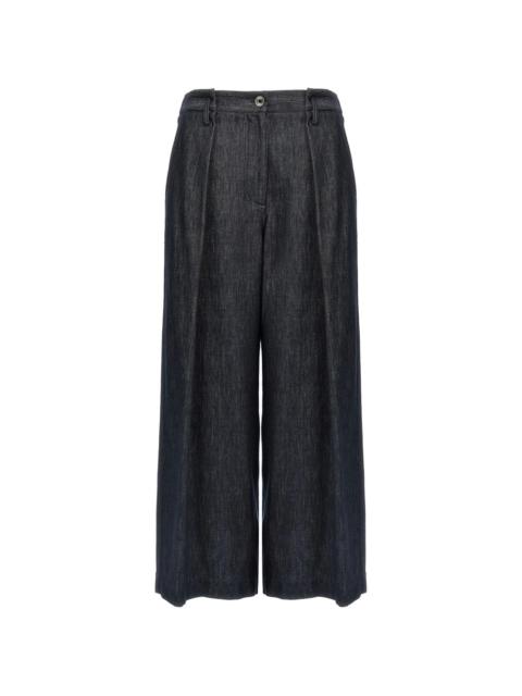 Brunello Cucinelli Brunello Cucinelli Blue Trousers - Tailored Trousers Women