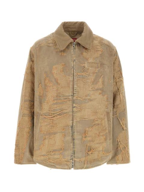 Diesel Diesel Men Beige Cotton D-Ivar Jacket