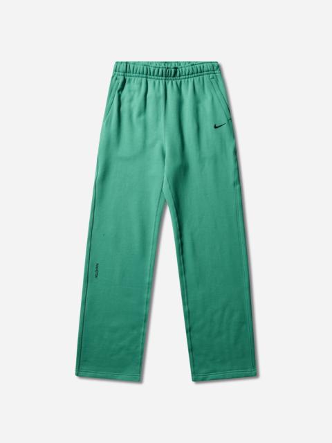 Nike Men's NOCTA Open Hem Fleece Pants Neptune Green