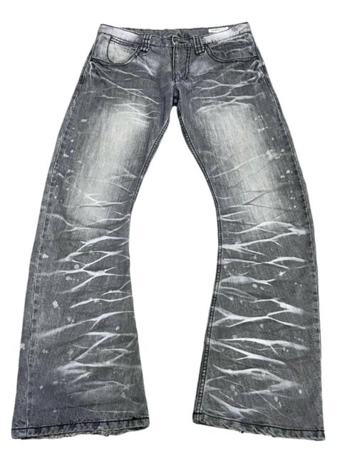 Other Designers 14th Addiction - 🔥PUNK SEDITIONARIES Off-Black Mudmax Clawmark Curve Flare