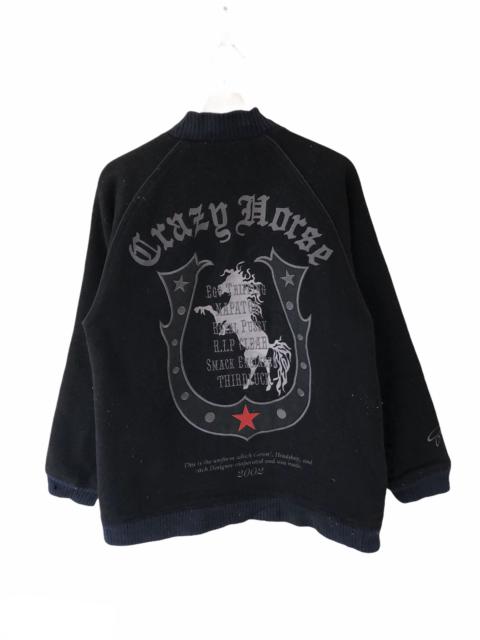 Other Designers Japanese Brand - 🔥VINTAGE HEADSHOP CRAZY HORSE EMBROIDERY BOMBER JACKET