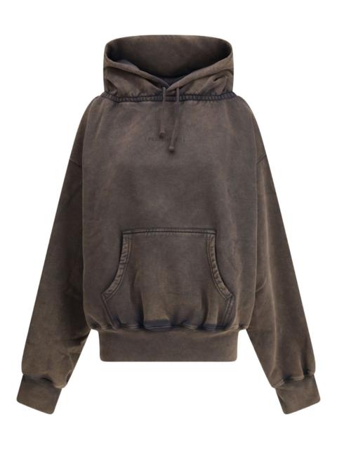 ALAINPAUL gathered hoodie