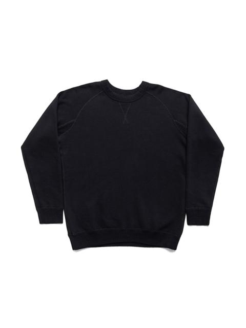 Pure Blue Japan Yarn Dyed Indigo Sweatshirt - Indigo x Black
